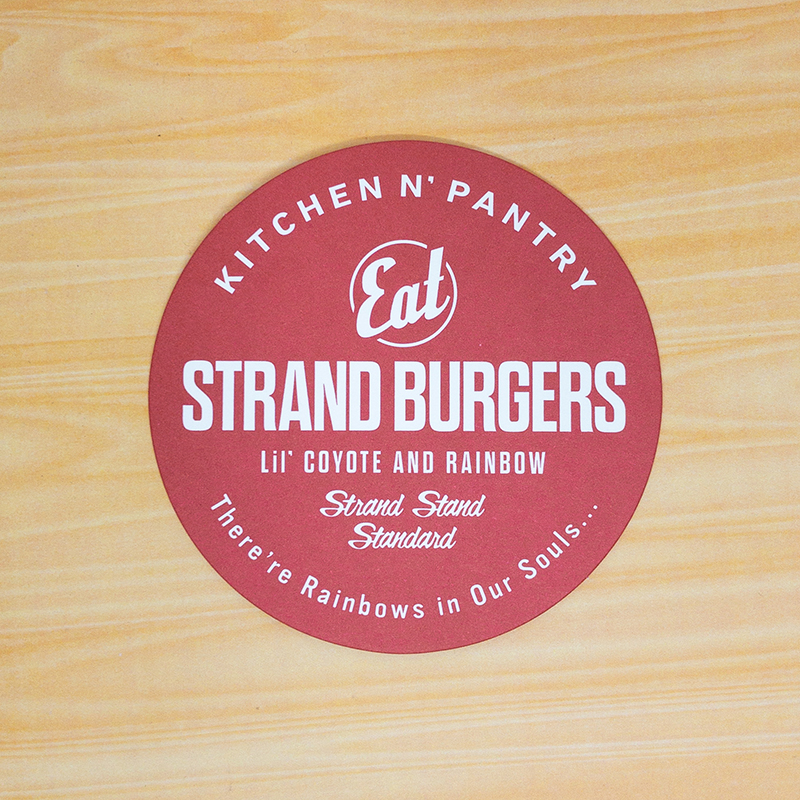 Strand Burgers様コースター