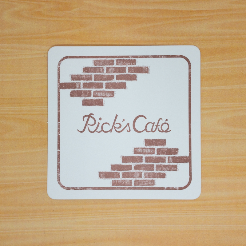 rick's Cafe様コースター